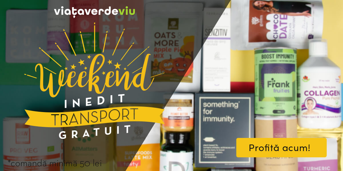 Profită de weekendul cu transport gratuit de la viataverdeviu.ro